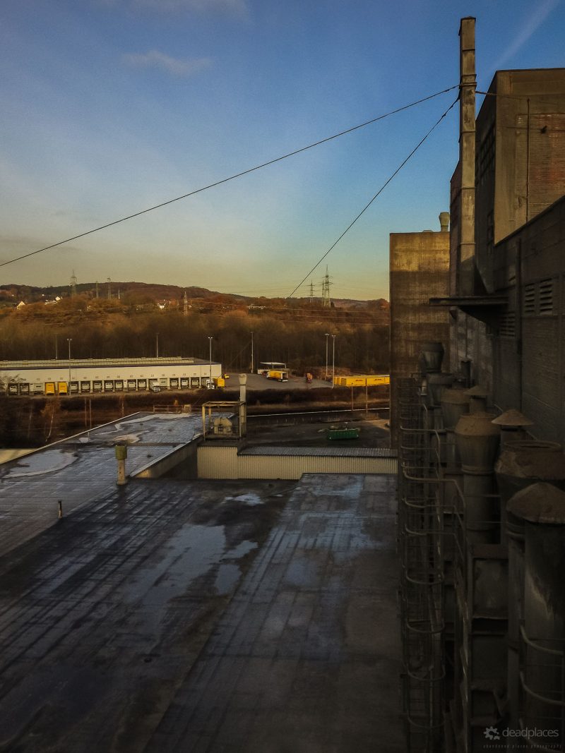 Fahrweg Schiebebuehne Pressen Hangseite